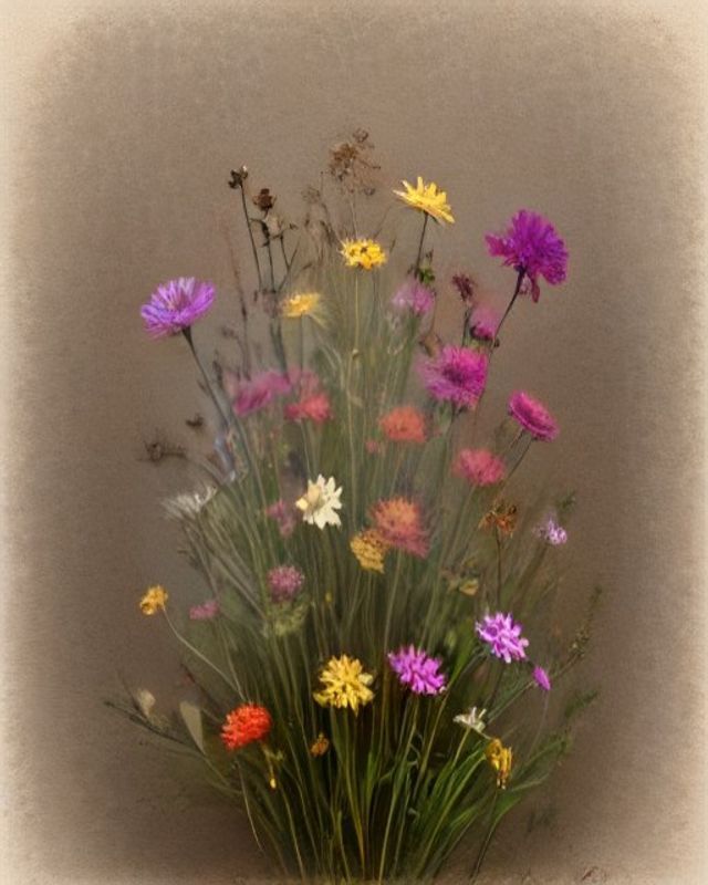 山の草花